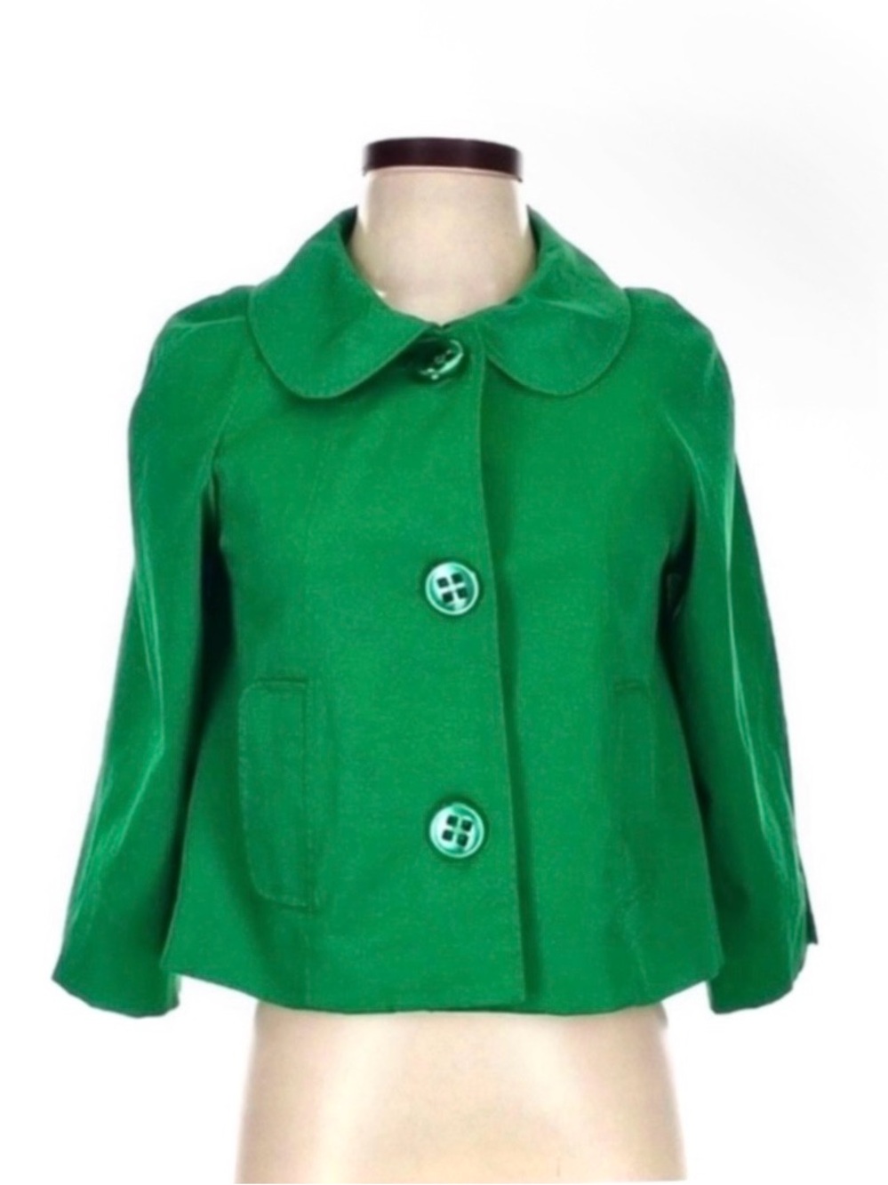 Vertigo Paris Short Cropped Swing Windbreaker Jacket NEW